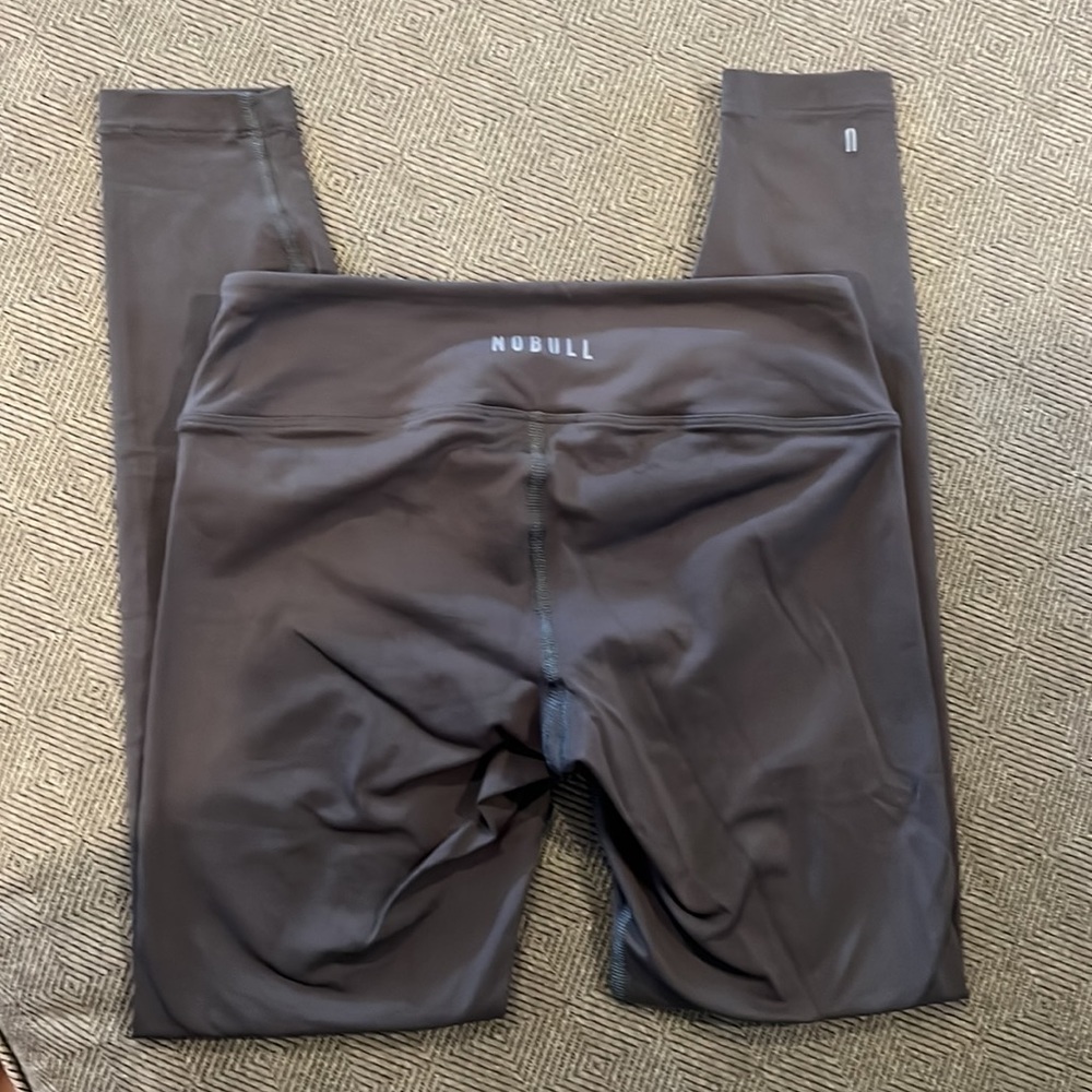 NOBULL Womens Leggings Size Small Gray Tight